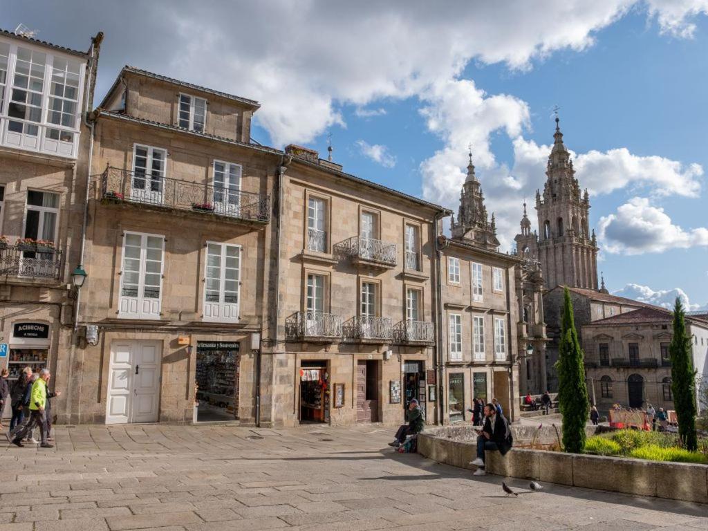 Apartment With Views Of The Cathedral Santiago de Compostela Bagian luar foto